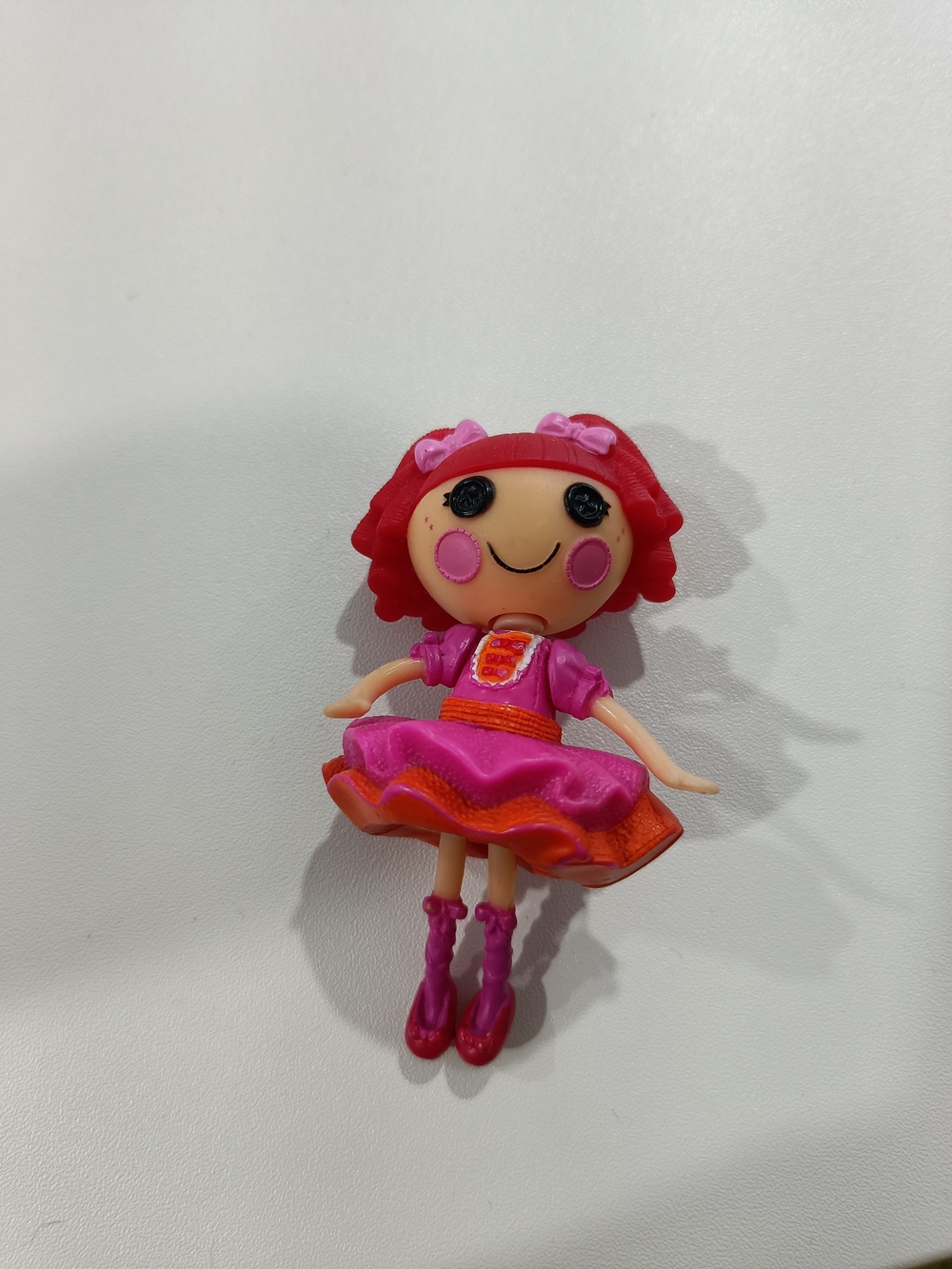 ʕ·ᴥ·ʔ Lalaloopsy 3" Mini Tippy Tumblelina doll featuring iconic button eyes